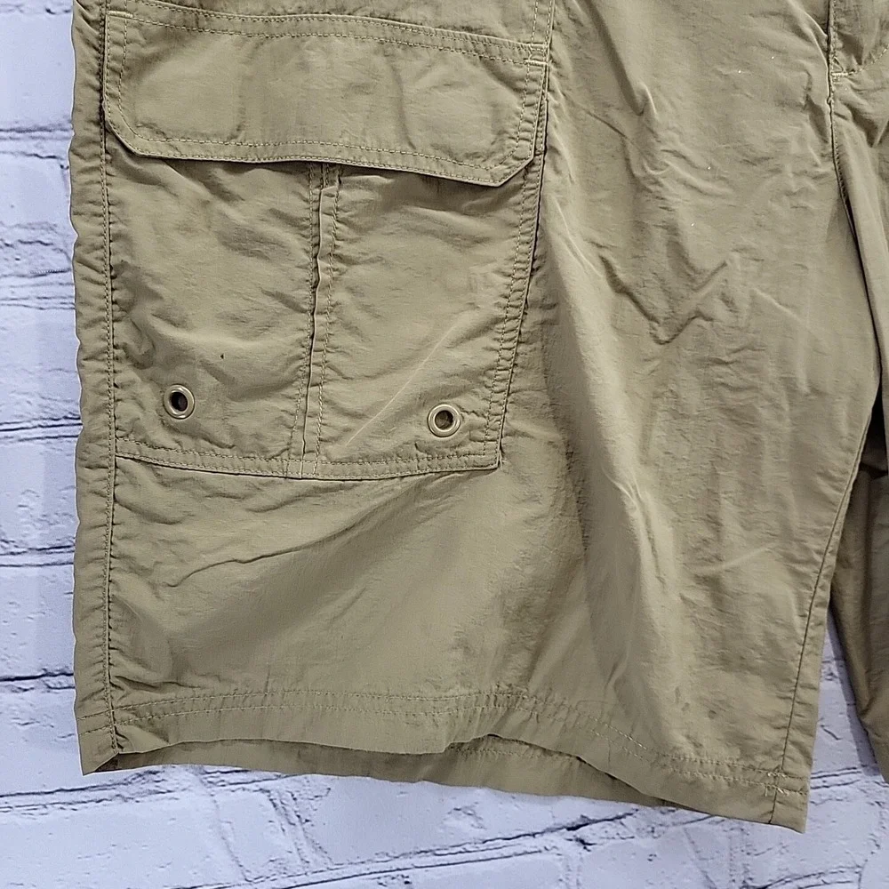 Marino Bay Shorts Mens Sz XL‎ Nylon Outdoors Khaki Weatherproof